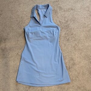Light Blue Sleeveless Athletic Dress